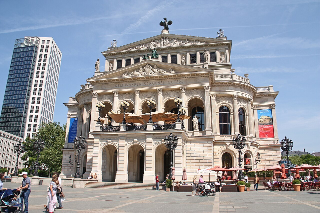 Frankfurter Stadtansicht – Bildnachweis unter dem Foto