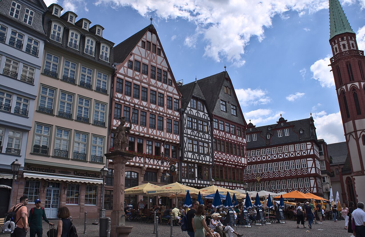 Frankfurter Stadtansicht – Bildnachweis unter dem Foto